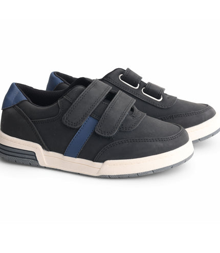613 - Black Leather Camper Sneaker