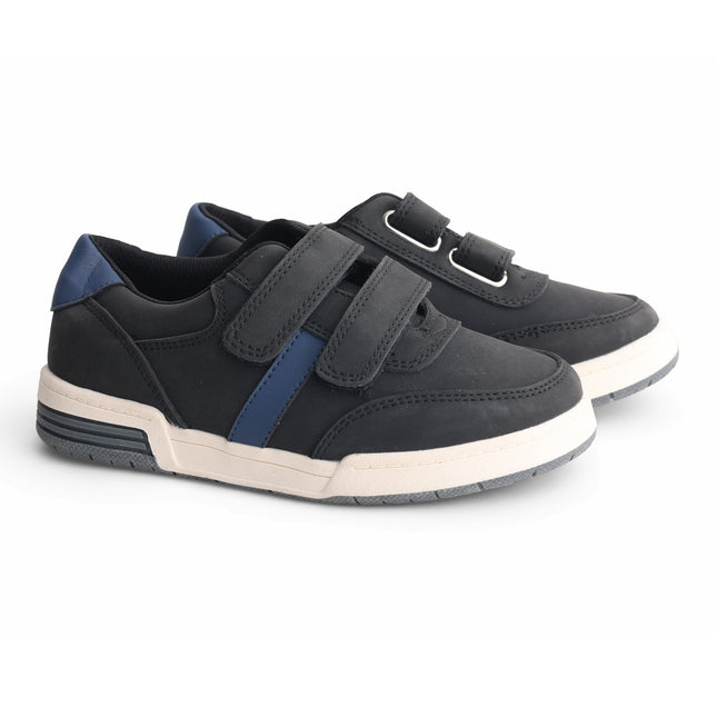 613 - Black Leather Camper Sneaker