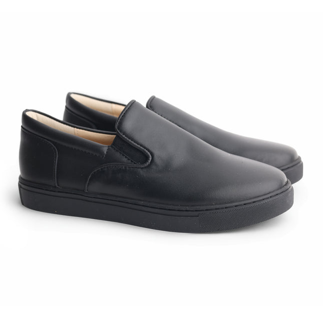 611 - Black Leather Step-in