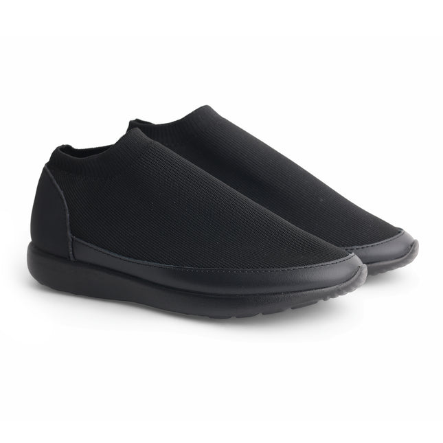 610 - Black Sock Sneaker