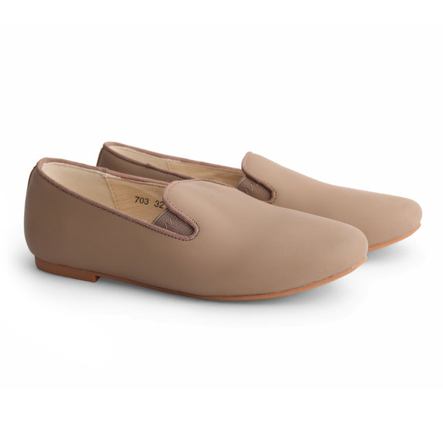 703 - Coffee Nubuck Step-in