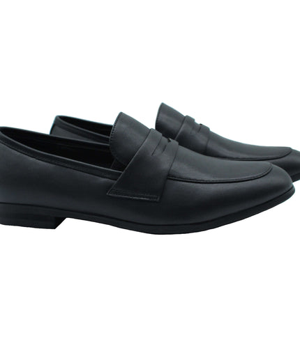 709 - Black Leather Step-in