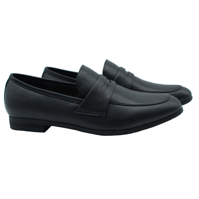 709 - Black Leather Step-in