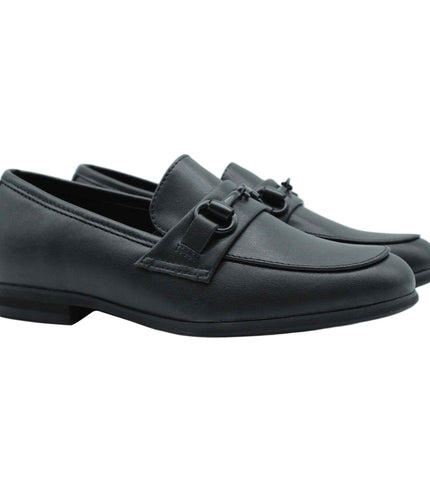 708 - Black Leather Step-in