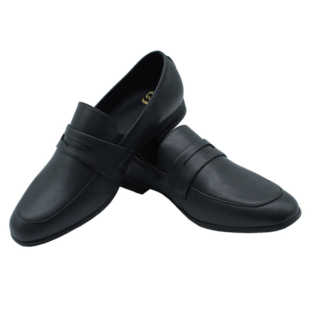 709 - Black Leather Step-in