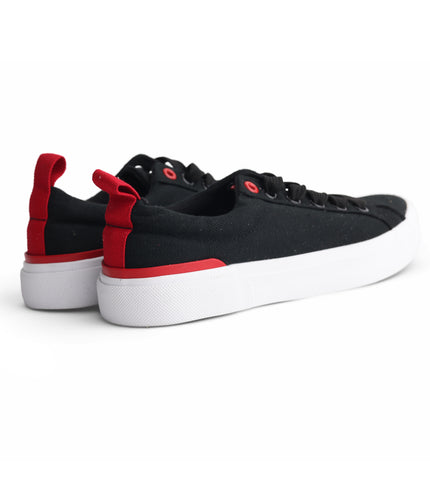 905 - Black knit Pull-on Sneaker