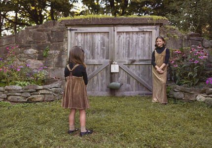 B2- Girls Bronze Double Strap Maxi Jumper