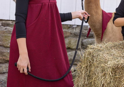 G3- Teen Houndstooth Maxi Jumper