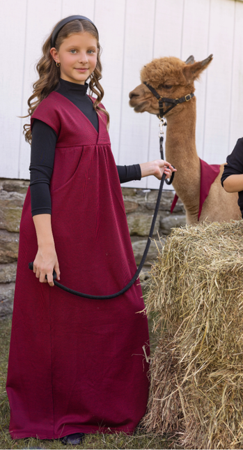 G3- Teen Houndstooth Maxi Jumper