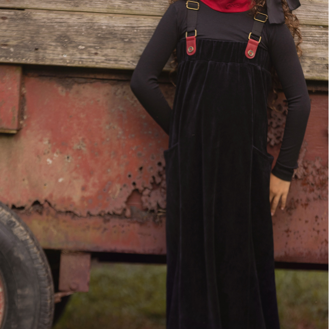 C1- Girls Suspender Maxi Jumper