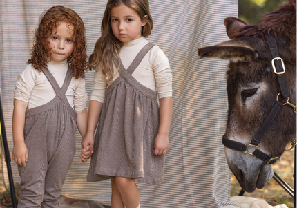 G10- Baby Brown & Beige Romper
