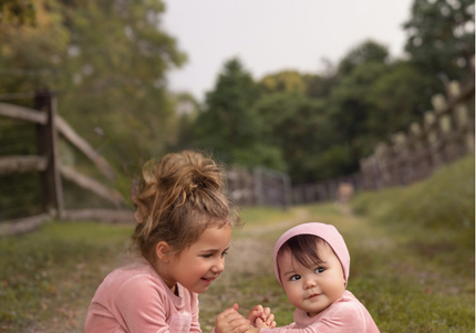 P14- Pink Velour Pajama Footie