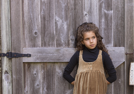 B1- Girls Bronze Double Strap Maxi Jumper