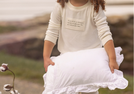 P13- Boys White Velour Pajama Set