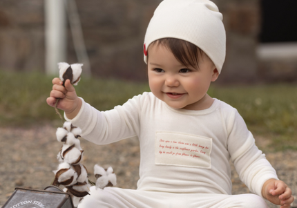 P17- Girls White Velour Pajama Footie