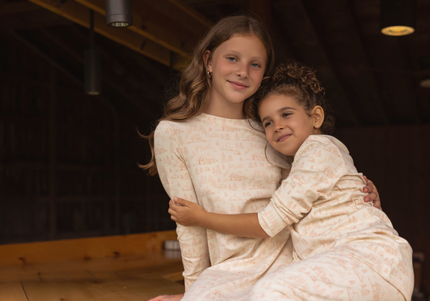 P21- Girls Pink Toile Night Robe