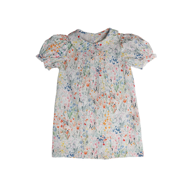 E2 - GIRLS  WILD FLORAL SHORT DRESS