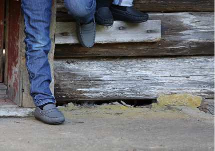 218 - Light Gray Leather