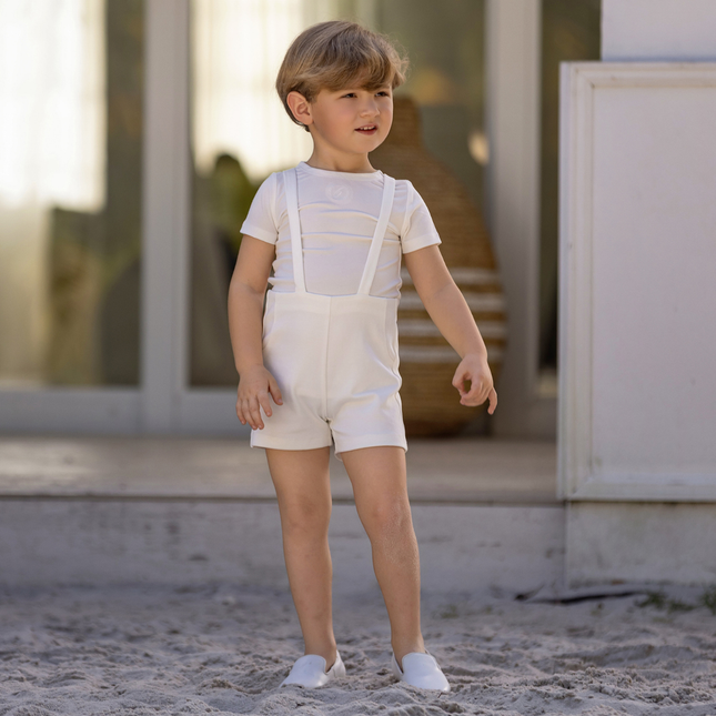 E7 - BABY WHITE SHORT ROMPER