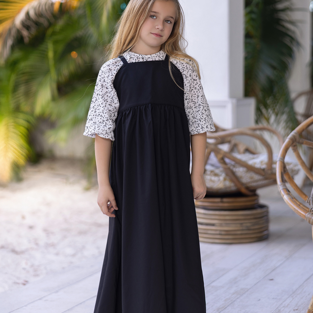 F1 - GIRL BLACK MAXI JUMPER