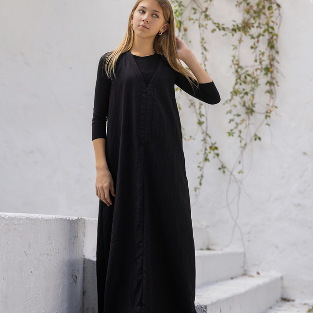 B3 - TEEN V-NECK MAXI JUMPER