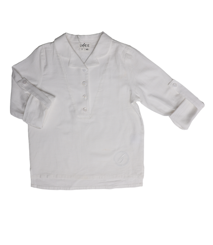 H3 - BOYS WHITE LINEN SHIRT