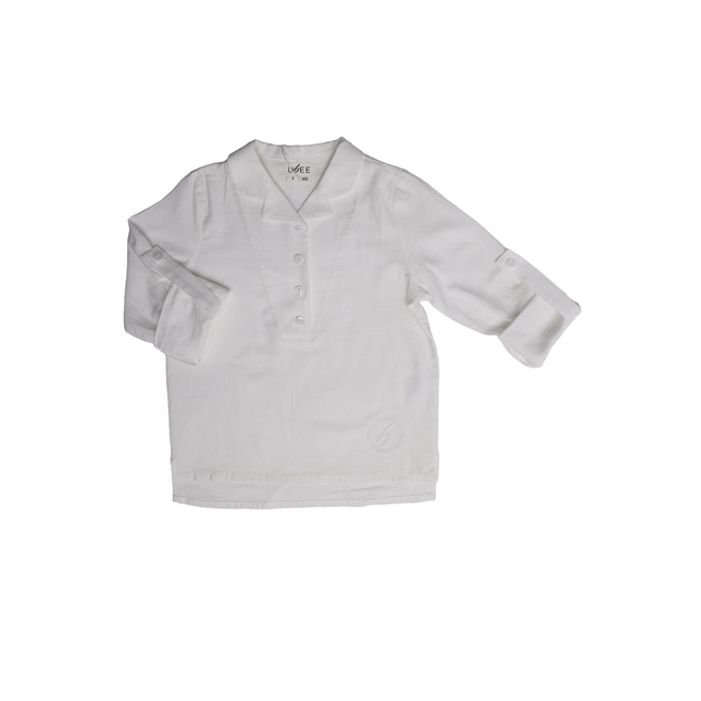 H3 - BOYS WHITE LINEN SHIRT