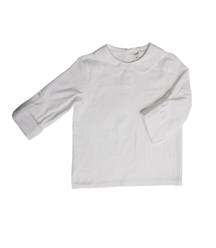 H2 - GIRLS WHITE EMBLEM SHIRT