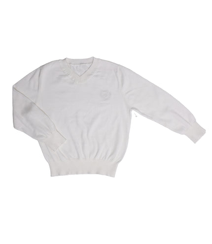 E8 - BOYS OFF WHITE KNIT SWEATER